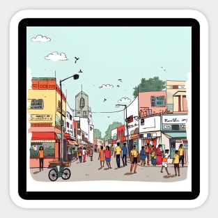 Delhi Sticker